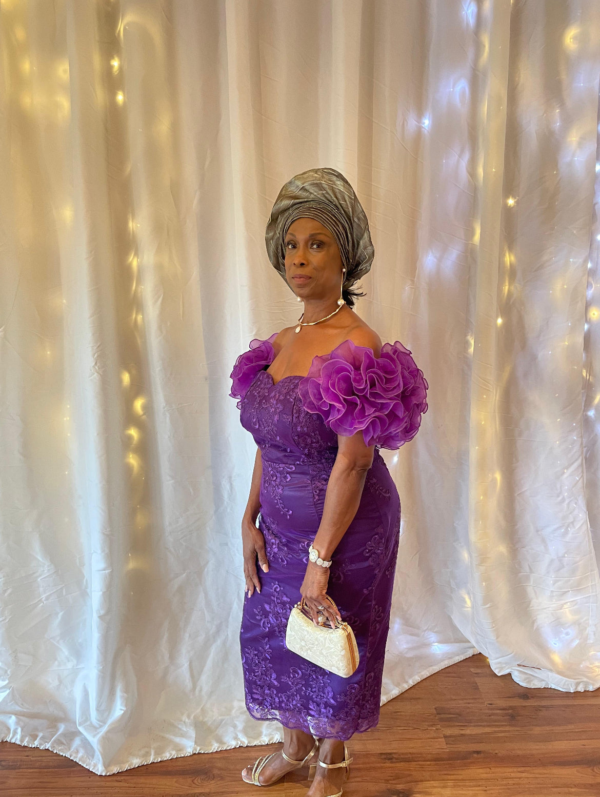 Wedding guest- Purple dress