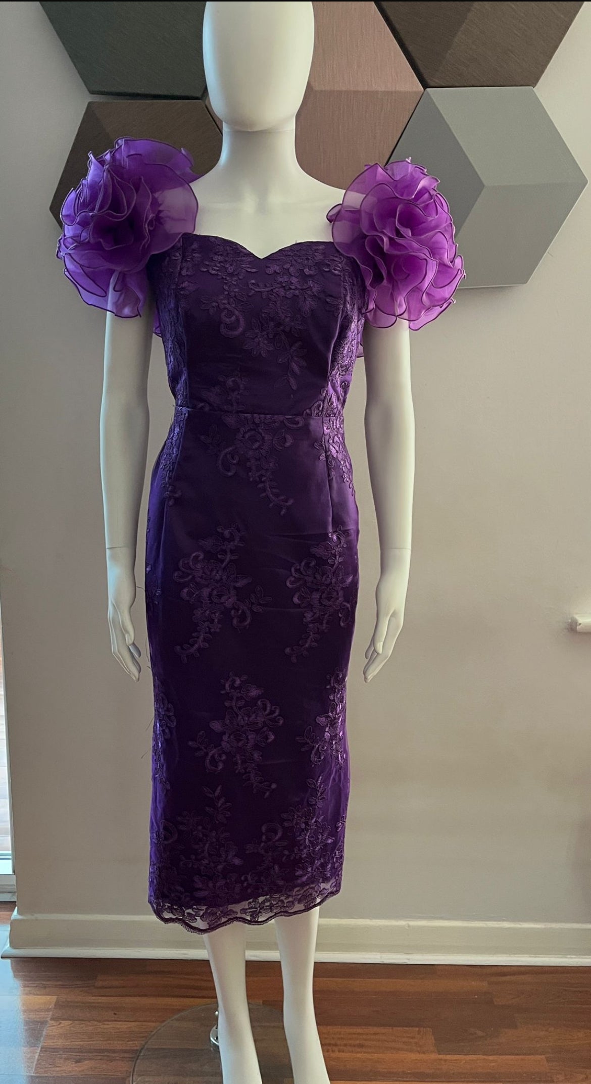 Wedding guest- Purple dress